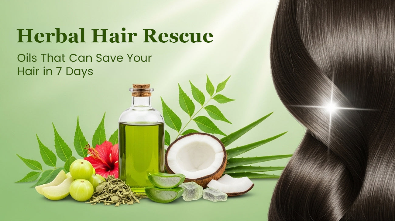 Herbal Hair Rescue: Oils That Can Save Your Hair in 7 Days