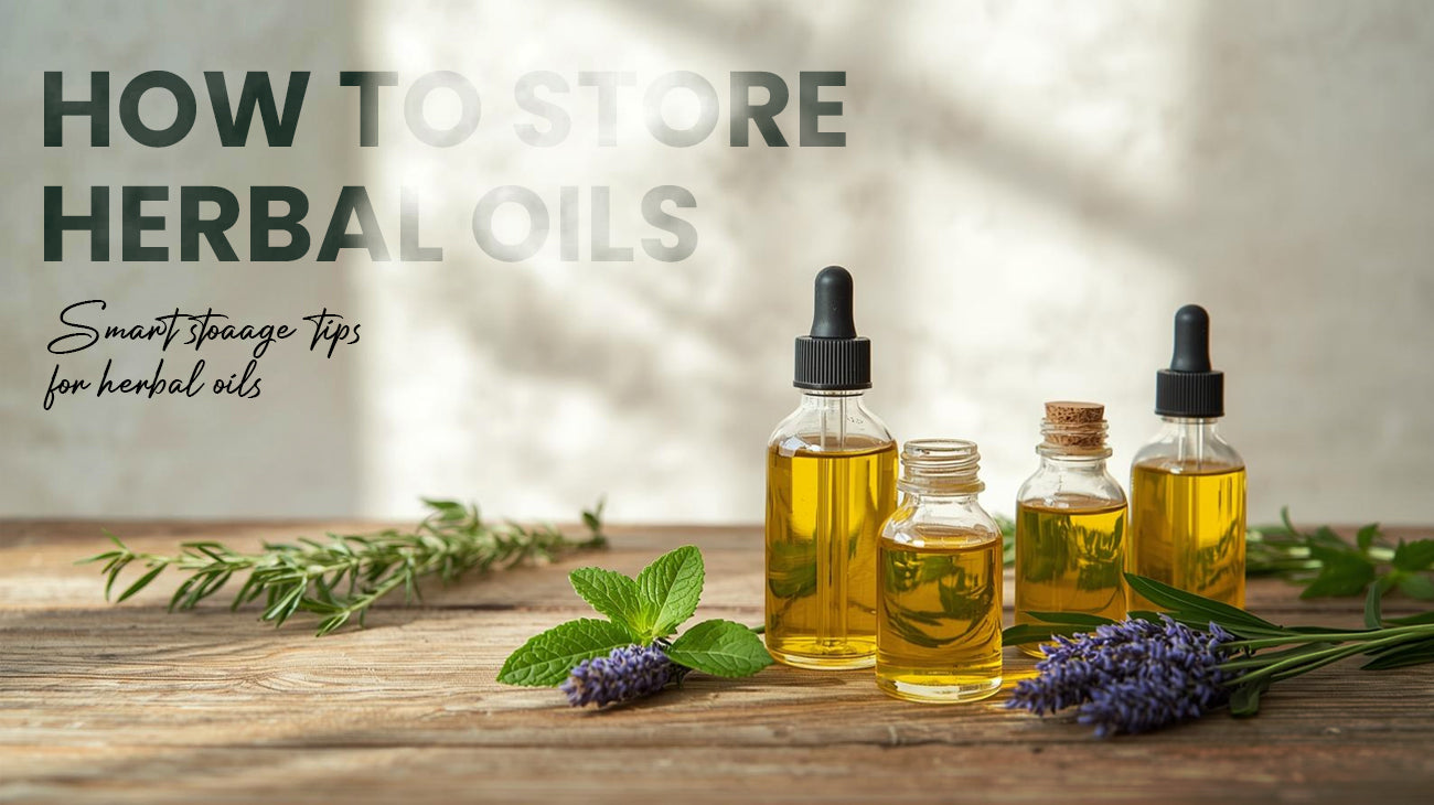 How to Store Herbal Oils for Maximum Freshness & Benefit