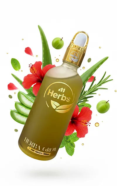 IM Herbs Signature Product Bottle Floating